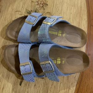 Blue Birkenstocks